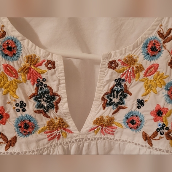 Zara embroidered top - Picture 6 of 7